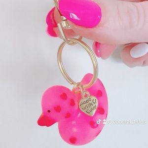 NWT Jeep Duck Pink Keychain~Mini Rubber Duck Keychain~Jeep Wrangler…